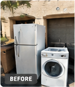 Appliance Removal: items awaiting removal