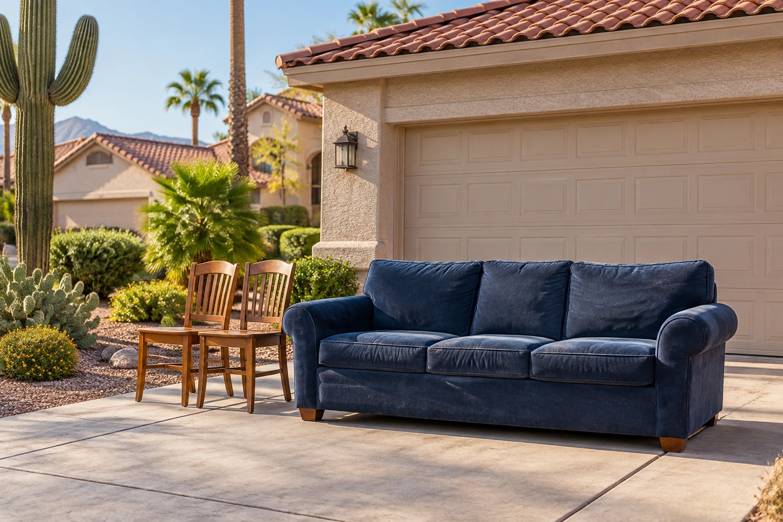 Furniture Removal items and equipment in an Arizona residential setting